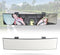Rear View Mirror for Car,11.8" Convex Panoramic Wide Angel View Mirrors Extender,Chrome Tint Anti Glare,Universal Clip on Interior Rearview Mirror...
