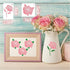 40pcs Rose Stencils for Painting on Wood Crafts Reusable Tiny Flower Stencil Art Paint on Wall Canvas Pattern Paint Floral Stencils for Card Makin...
