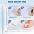 110 ml B7000 Adhesive Rhinestones Glue for Crafts, B7000 Glue Clear Glue with Glue Spreaders and Dotting Pen Tool, Multipurpose Jewlery Glue for F...