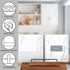 Samsill Recipe Binder Full Page 8.5 x 11 Kit, 1 Inch D-Ring, Marble Design...