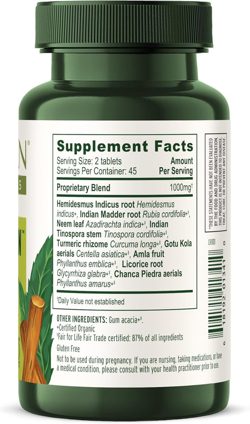 Banyan Botanicals Healthy Skin – Organic Skin Supplement – for Radiant and Healthy Looking Skin – 90 Tablets – Non-GMO Sustainably Sourced Vegan...