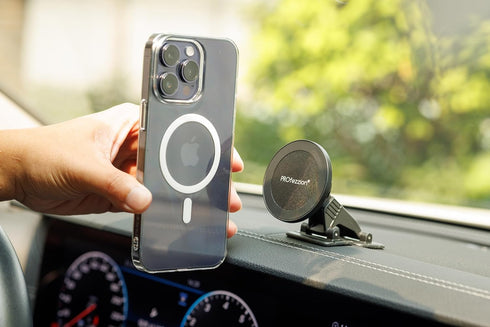 PROfezzion 2-Pack Compatible with MagSafe Car Mount, Magnetic Phone Holder for Car Dashboard, Home & Office Compatible with iPhone 16 15 14 13 12 ...