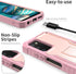 ExoGuard for Samsung Galaxy A03S 5G Case, Rubber Shockproof Heavy Duty Case with Screen Protector for Samsung A03S 5G Phone, Built-in Kickstand (P...