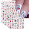 JMEOWIO 10 Sheets Valentines Day Heart Nail Art Stickers Decals Self-Adhesive Pegatinas Uñas Cute Cat Nail Supplies Nail Art Design Decoration Acc...