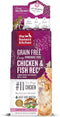 The Honest Kitchen Dehydrated Grain Free Chicken & Fish Cat Food, Single Serve Pack, 1 oz x10...