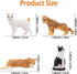Toymany 8PCS Realistic Cat Figurines, Educational Cat Figures Toy Set, Kitten Easter Eggs Cat Cake Topper Christmas Birthday Gift for Kids Boys Gi...