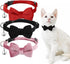 Cat Collar Breakaway with Bells - 3 Pack Breakaway Cat Collars Quick Release Safe Buckle Adjustable Kitten Collar for Girl Boy Cats Pets Supplies,...