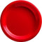 Big Party Pack Plastic Plates | Apple Red | 50 Pcs....