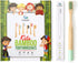 Kids Bamboo Toothbrushes Biodegradable Handle BPA Free Eco Friendly Children Size, FSC Certified and PETA Approved, Pack of 6 (Spiral Soft Nylon B...