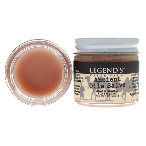 Legend's Creek Farm Herbal Salve - Healing Ointment with Frankincense, Myrrh, & Copaiba - Natural Balm for Skin Irritations & Body Aches - 1Oz Org...