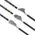 Pacific Arc Premium Charcoal Drawing Pencils for Artists - 6 Pieces Soft Medium and Hard - Charcoal Pencils for Drawing, Sketching and Shading - G...