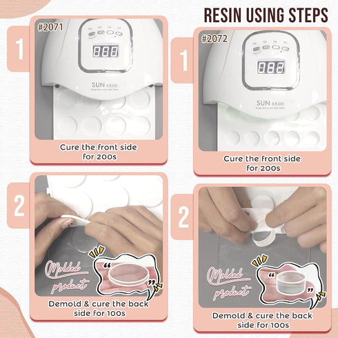 FUNSHOWCASE Mini Round Disc Silicone Mold Tray per Cavity 0.9x0.9x0.4inch 35 Cavities...