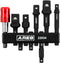 ARES 22034 – 9-Piece Impact Grade Socket Adapter and Bit Coupler Set - Turns Impact Drill Driver into High Speed Socket Driver - 1/4-Inch, 3/8-Inc...