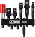 ARES 22034 – 9-Piece Impact Grade Socket Adapter and Bit Coupler Set - Turns Impact Drill Driver into High Speed Socket Driver - 1/4-Inch, 3/8-Inc...