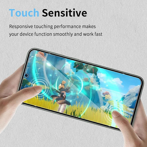 BANDQ 3 Pack for Samsung Galaxy S23 Plus Screen Protector?3+1 Pack? 1 Pack Camera Lens Protector, 9H HD Clear Tempered Glass Screen Protector for ...