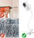 Flexible Clip Mount for Vtech VM901 and VM919HD, Gooseneck Baby Monitor Holder for Crib Without Tools or Wall Damage - White...