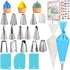 Piping Bags and Tips Set for Beginners, Cake Decorating Supplies Kit for Baking with Pastry Bags and Tips, Icing Tips, Couplers,Silicone Ties...