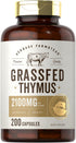 Carlyle Grass Fed Beef Thymus Supplement | 4200mg | 200 Capsules | Pasture Raised, Non-GMO, Gluten Free | by Herbage Farmstead...