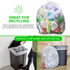 8 Gallon Garbage Bags - 100 Count, Durable and Leak-Proof Kitchen and Bathroom Trash Liners - Perfectly Fits 8 Gal Bins....