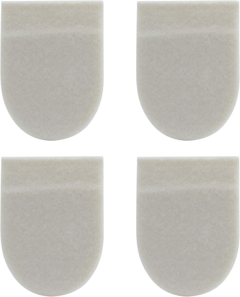 Felt Heel Cushion Pad 1/4" with Adhesive for Pain Relief - 4 Pairs...