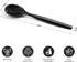 Party Essentials Disposable Heavy Duty Plastic Serving Utensils for Buffets Events Parties, 9-Count 10" Spoons, Black...