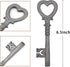 Zezzxu Large Iron Skeleton Key, Giant Cast Iron Key Prop Big Decorative Key for Wall Decors...