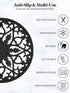 SMARTAKE 3 Set Silicone Trivet Mats, Multi-Use Carved Trivet Mat, Insulated Non-Slip Durable Kitchen Mats, Flexible Modern Kitchen Table Mat, for ...