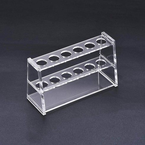 Acrylic Test Tube Holder Rack 6 Sockets for 50ml Centrifuge Tubes Clear (50ml,6 Sockets)...