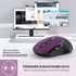 TECKNET Bluetooth Wireless Mouse, 2-in 1 Bluetooth 5.0 & 3.0 Mouse 2.4G Wireless Portable Optical Mouse with USB Nano Receiver, Ergonomic Mouse fo...