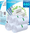 1.2 Gallon (5 Liter) Small Trash Bags (440 Count) Bathroom Garbage Bags 1 Gallon Clear Plastic Wastebasket Can Liners for Home and Office Bins, 44...