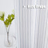 Boho Rustic Tiers Striped Sheer Curtains Pinstripe Rod Pocket Window Tiers for Living Room & Bedroom, Kitchen, Patio, Villa, 27 Inch Wide x 24 Inc...