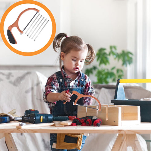 Uonlytech 1 Set Mini Saw Hand Saw Hacksaw for Metal Children Mini Hacksaw Mini Diy Handsaw Kids Diy Hacksaw Kid Woodworking Hacksaw Woodworking Ha...