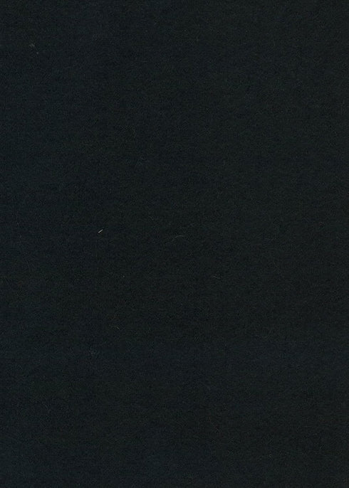 Black - Wool Felt Oversized Sheet - 20% Wool Blend - 1 12x18 inch Sheet...