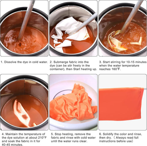HTVRONT Fabric Dye for Polyester, Synthetic Fabric Dye - Large Capacity 60g Polyester Fabric Dye - Vibrant Polyester Dye for Plastic, Silicone, Fa...