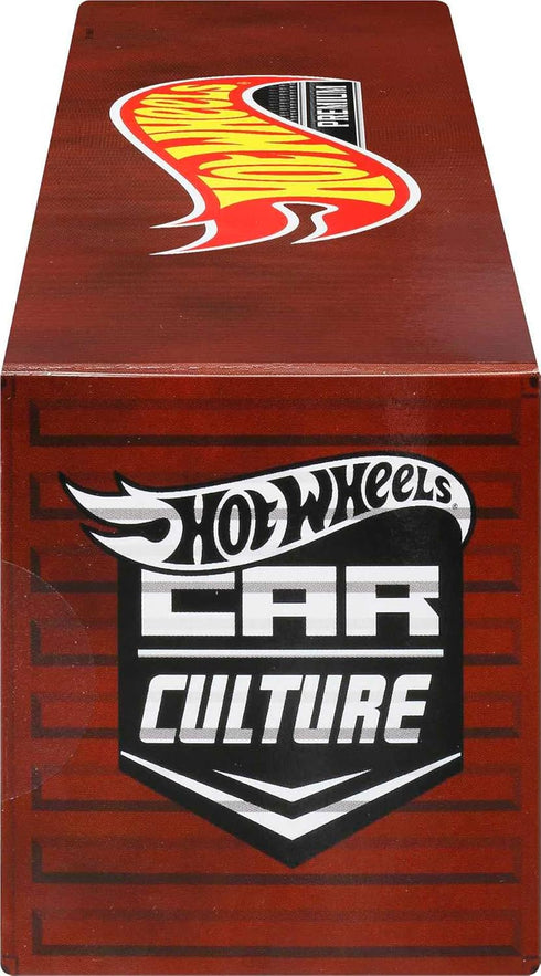Hot Wheels Premium Toy Cars & Trucks, Lion’s Roar Container Set with 5 Die-Cast 1:64 Scale Drag Racing Vehicles in Collectable Display Container...