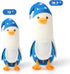 PEACH CAT Cute Long Banana Duck Plush Pillow Toy Cute Duck Plushie with Nightcap Duck Stuffed Animal for Kids White and Blue 19.7"...