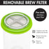 Primula Press and Go Iced Tea Maker, Travel Tumbler, Infuser Bottle, Leak-proof Flip-top Lid with Carry Loop, Dishwasher Safe, Made without BPA, 1...