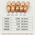 TIG Collet Body 10N32 (3/32"&2.4mm Orifice) for TIG Welding Torch WP-17, 18 & 26 Series Consumables Collet Body 10Pcs...