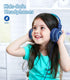 Kids Headphones with LED Lights for School, Upgrade USB Type C Kid Headphone with Microphone, Volume Limiter 85/94dB, Wired On Ear Headphones for ...