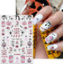 JMEOWIO 9 Sheets Halloween Nail Art Stickers Decals Self-Adhesive Cute Pumpkin Ghost Nail Supplies Nail Art Design Decoration Accessories...