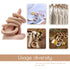 bopoobo Wooden Rings Natural Beech for Craft, Unfinished Wood Ring Circle Rings for DIY Baby Teething Toys, Baby Wooden Teether Accessories, Penda...