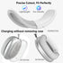 for AirPods Max Case Clear Glitter,3 in 1 Clear Soft TPU Ear Cups Case Cover/Ear Pad Case Cover/Headband Cover for Airpods Max Case Cover,Case for...