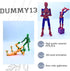 (Assembed 3D Printed 5.54'' Dummy13 Action Figure, Multi-Jointed Tian13, Articulated T13 Desktop Decoration,12 in 1 d13 Accessories Best Birthday ...