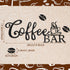 Metal Coffee Bar Sign Rustic Coffee Hanging Décor for Coffee Bar Metal Coffee Wall Art for Coffee Bar Home Office Kitchen(Coffee Bar and Bean Styl...