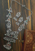 Ethnic Designer Traditional Indian Afghani Antique Silver Oxidized Black Polish Trishul Long Necklace Jewelry...