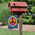12X18 Garden Flag,Gesmatic Peace Garden Flag Christmas Garden Flag Abstract Peace Sign Design Tie Dye Garden Flag Décor Farmhouse Burlap Yard Outd...