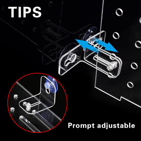 Fish Tank Divider Acrylic Aquarium Divider Kit with 8 Suction Cups Accessories Fish Separator Transparent Plate (Suction Cup Included) 11.8 * 15.7...