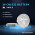EEMB 5-Pack CR1632 Battery CR1632 Lithium Battery 3V CR 1632 Li-MnO? Button 1632 Batteries ECR1632,DL1632 Replacement...
