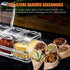 V·RESOURCING Clear Seasoning Box, 3 Pieces Seasoning Rack Spice Pots Storage Container for Spice Salt Sugar Cruet Liquid,Condiment Jars with 3 Spo...