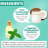 Coconut Oil Pulling with Peppermint Oil-Mouthwash for Oral Care-Helps with Fresh Breath, Organic Essential Oils Mouthwash with Tongue Scraper,Trea...